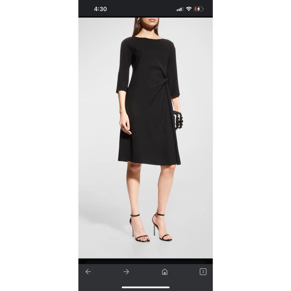 Giorgio Armani Side-Twist Shift Dress size 48
